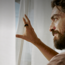 טבעת חכמה בצבע שחור לגבר