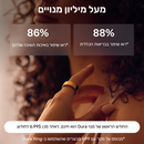 טבעת חכמה OURA RING 4 - צבע זהב - Gold