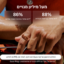 טבעת חכמה OURA RING 4 - צבע רוז זהב - Rose Gold