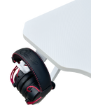 DRAGON שולחן גיימינג תאורת RGB אורך 120 ס"מ דגם TR צבע לבן משלוח חינם