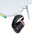 DRAGON שולחן גיימינג תאורת RGB אורך 120 ס"מ דגם TR צבע לבן משלוח חינם