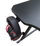 DRAGON שולחן גיימינג תאורת RGB אורך 120 ס"מ דגם TZ צבע שחור משלוח חינם