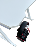 DRAGON שולחן גיימינג תאורת RGB אורך 120 ס"מ דגם TZ צבע לבן משלוח חינם