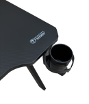 DRAGON שולחן גיימינג תאורת RGB אורך 120 ס"מ דגם TR צבע שחור משלוח חינם