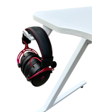 DRAGON שולחן גיימינג תאורת RGB אורך 120 ס"מ דגם TZ צבע לבן משלוח חינם