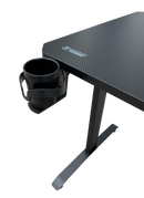 DRAGON שולחן גיימינג פינתי ימין תאורת RGB אורך 160*100 ס"מ צבע שחור משלוח חינם