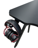 DRAGON שולחן גיימינג תאורת RGB אורך 120 ס"מ דגם TR צבע שחור משלוח חינם