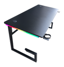 DRAGON שולחן גיימינג תאורת RGB אורך 160 ס"מ דגם TG צבע שחור משלוח חינם