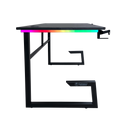 DRAGON שולחן גיימינג תאורת RGB אורך 160 ס"מ דגם TG צבע שחור משלוח חינם