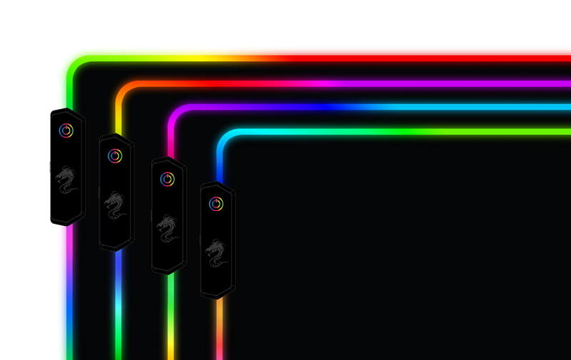 משטח עבודה לעכבר ומקלדת XL 30*80 RGB