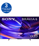 טלוויזיה SONY A65 | BRAVIA 6 | OLED | ‏4K Ultra HD | HDR | Google TV