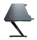 DRAGON שולחן גיימינג תאורת RGB אורך 120 ס"מ דגם TZ צבע שחור משלוח חינם