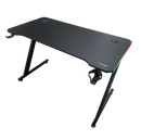 DRAGON שולחן גיימינג תאורת RGB אורך 120 ס"מ דגם TZ צבע שחור משלוח חינם