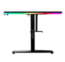 DRAGON שולחן גיימינג פינתי ימין תאורת RGB אורך 160*100 ס"מ צבע שחור משלוח חינם