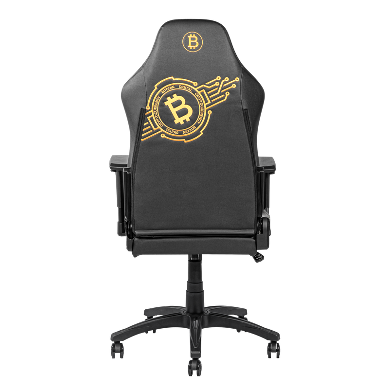 כיסא גיימינג DRAGON GTM Chair Magnet Bitcoin DLX דמוי עור (PU) - משלוח חינם