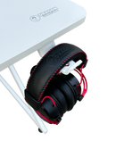 DRAGON שולחן גיימינג תאורת RGB אורך 150 ס"מ דגם K צבע לבן משלוח חינם