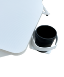 DRAGON שולחן גיימינג תאורת RGB אורך 150 ס"מ דגם K צבע לבן משלוח חינם