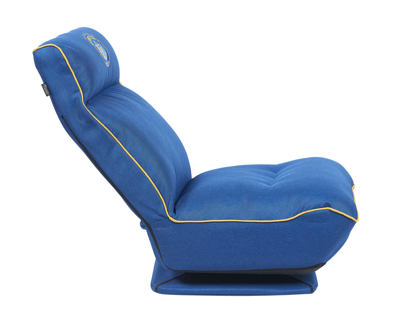 ספת רצפה מתכוננת- DRAGON GAMING SOFA  בד כחול צהוב מכבי ת"א