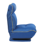 ספת רצפה מתכוננת- DRAGON GAMING SOFA  בד כחול צהוב מכבי ת"א