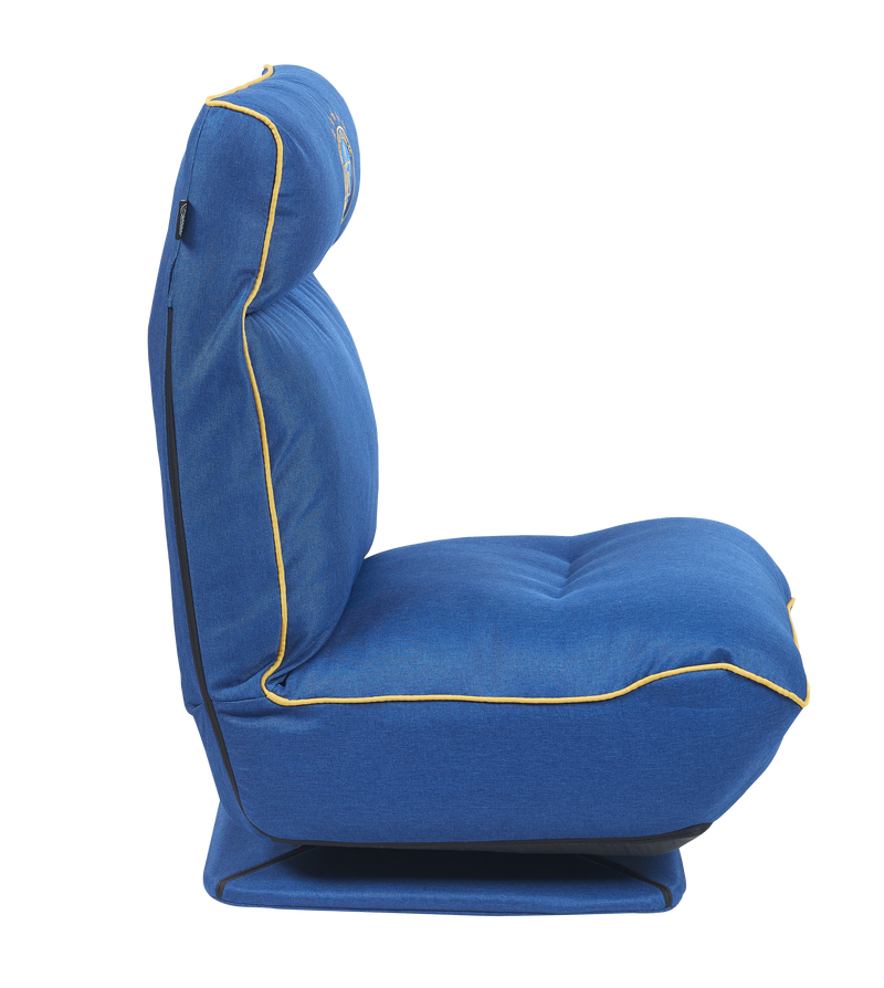 ספת רצפה מתכוננת- DRAGON GAMING SOFA  בד כחול צהוב מכבי ת"א