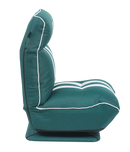 ספת רצפה מתכוננת- DRAGON GAMING SOFA  בד ירוק לבן מכבי חיפה