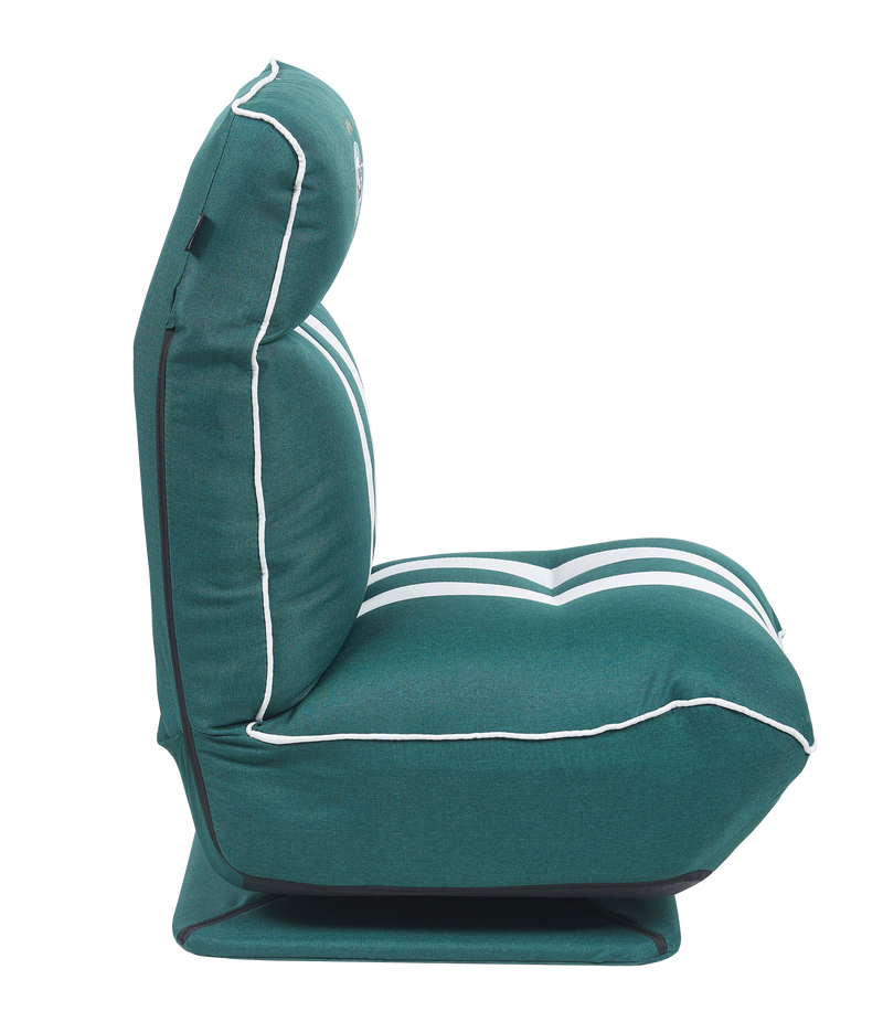 ספת רצפה מתכוננת- DRAGON GAMING SOFA  בד ירוק לבן מכבי חיפה