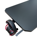 DRAGON שולחן גיימינג פינתי שמאל תאורת RGB אורך 160*100 ס"מ צבע שחור משלוח חינם