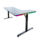 DRAGON שולחן גיימינג פינתי שמאל תאורת RGB אורך 160*100 ס"מ צבע שחור משלוח חינם