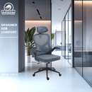 כיסא משרד ארגונומי SMART TECH R10 צבע שחור משלוח חינם