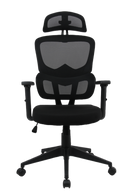 כיסא משרד ארגונומי שחור SMART TECH R50 משלוח חינם