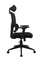 כיסא משרד ארגונומי שחור SMART TECH R50 משלוח חינם
