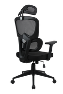 כיסא משרד ארגונומי שחור SMART TECH R50 משלוח חינם