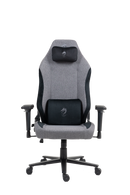 כיסא עבודה וגיימינג יוקרתי מבד דגם ALPINE צבע אפור ושחור - במחיר מיוחד
