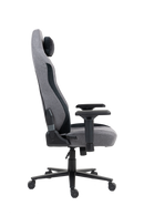 כיסא עבודה וגיימינג יוקרתי מבד דגם ALPINE צבע אפור ושחור - במחיר מיוחד