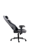 כיסא עבודה וגיימינג יוקרתי מבד דגם ALPINE צבע אפור ושחור - במחיר מיוחד