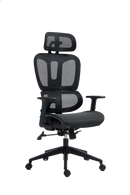 כיסא משרד ארגונומי שחור SMART TECH AIR משלוח חינם