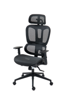 כיסא משרד ארגונומי שחור SMART TECH AIR משלוח חינם