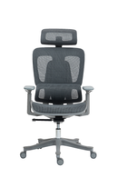 כיסא משרד ארגונומי SMART TECH AIR PRO 1 - צבע אפור -משלוח חינם