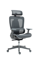 כיסא משרד ארגונומי SMART TECH AIR PRO 1 - צבע אפור -משלוח חינם