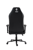 כיסא עבודה וגיימינג יוקרתי דמוי עור דגם ALPINE צבע שחור ולבן - במחיר מיוחד