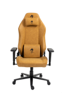 כיסא עבודה וגיימינג יוקרתי דמוי עור דגם ALPINE צבע חום - במחיר מיוחד