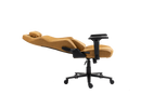 כיסא עבודה וגיימינג יוקרתי דמוי עור דגם ALPINE צבע חום - במחיר מיוחד