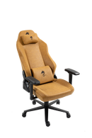 כיסא עבודה וגיימינג יוקרתי דמוי עור דגם ALPINE צבע חום - במחיר מיוחד