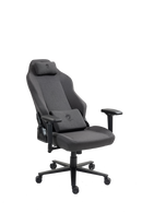 כיסא עבודה וגיימינג יוקרתי מבד דגם ALPINE צבע אפור כהה - במחיר מיוחד