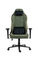 כיסא עבודה וגיימינג יוקרתי דמוי עור דגם ALPINE ירוק צבאי - במחיר מיוחד