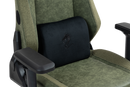 כיסא עבודה וגיימינג יוקרתי דמוי עור דגם ALPINE ירוק צבאי - במחיר מיוחד
