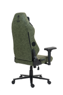 כיסא עבודה וגיימינג יוקרתי דמוי עור דגם ALPINE ירוק צבאי - במחיר מיוחד