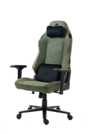 כיסא עבודה וגיימינג יוקרתי דמוי עור דגם ALPINE ירוק צבאי - במחיר מיוחד