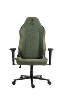 כיסא עבודה וגיימינג יוקרתי דמוי עור דגם ALPINE ירוק צבאי - במחיר מיוחד