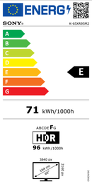 טלוויזיה SONY | BRAVIA 9M2 TRUE RGB | מעבד XR ‏| LCD | ‏4K Ultra HD | HDR